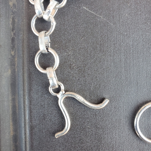 New Botswana Agate 925 Silver Bracelet. - Picture 14 of 14